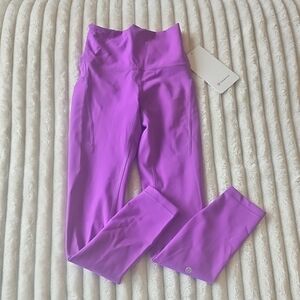 NWT Lululemon Wunder Train HR Tights 25 Inch With Pockets